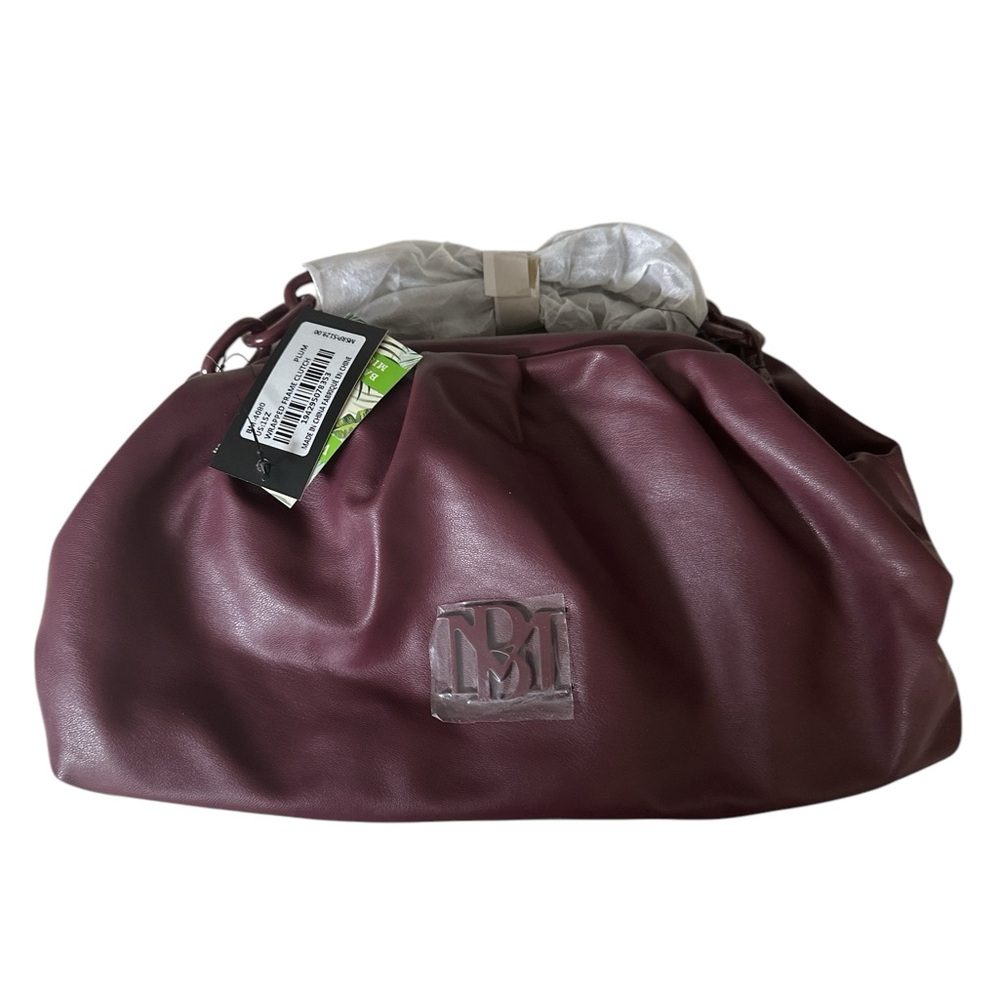 Badgley Mischka Burgundy Crossbody Bag